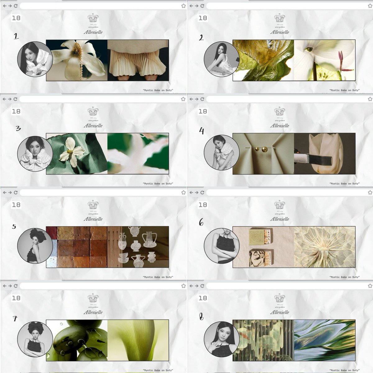 Moisenielle's tweet image. Title: ningning ♥︎ 

8 layout ningning ready stock. 

♥︎: ningie
💰: 6 (KANA-Moodboard CATALOG)

Please help to repost, xx.

#zonauang  #zonajajan