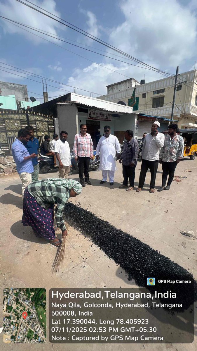 Zonal Commissioner Khairatabad, GHMC (@zc_khairatabad) on Twitter photo BT patch work at Naya Qila, Golconda — taken up under the Road Safety Drive in Karwan Circle to ensure safer and smoother commuting. <a href="/CommissionrGHMC/">Commissioner GHMC</a> <a href="/gadwalvijayainc/">Vijayalaxmi Gadwal, GHMC MAYOR</a> <a href="/PrlsecyMAUD/">Prl Secy MAUD.</a> <a href="/GHMCOnline/">GHMC</a> BT patch work at Naya Qila, Golconda — taken up under the Road Safety Drive in Karwan Circle to ensure safer and smoother commuting. <a href="/CommissionrGHMC/">Commissioner GHMC</a> <a href="/gadwalvijayainc/">Vijayalaxmi Gadwal, GHMC MAYOR</a> <a href="/PrlsecyMAUD/">Prl Secy MAUD.</a> <a href="/GHMCOnline/">GHMC</a>