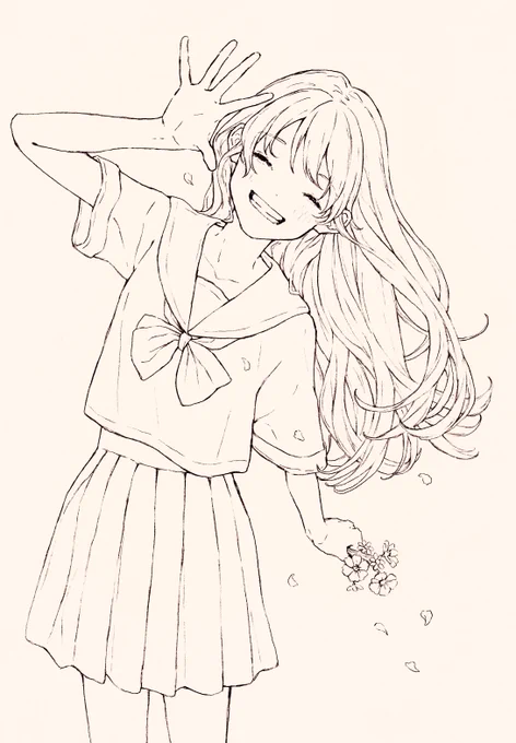 制作過程です いっぱい線を描いて、その中から好きな線を選択してなぞるのに一番時間がかかります。