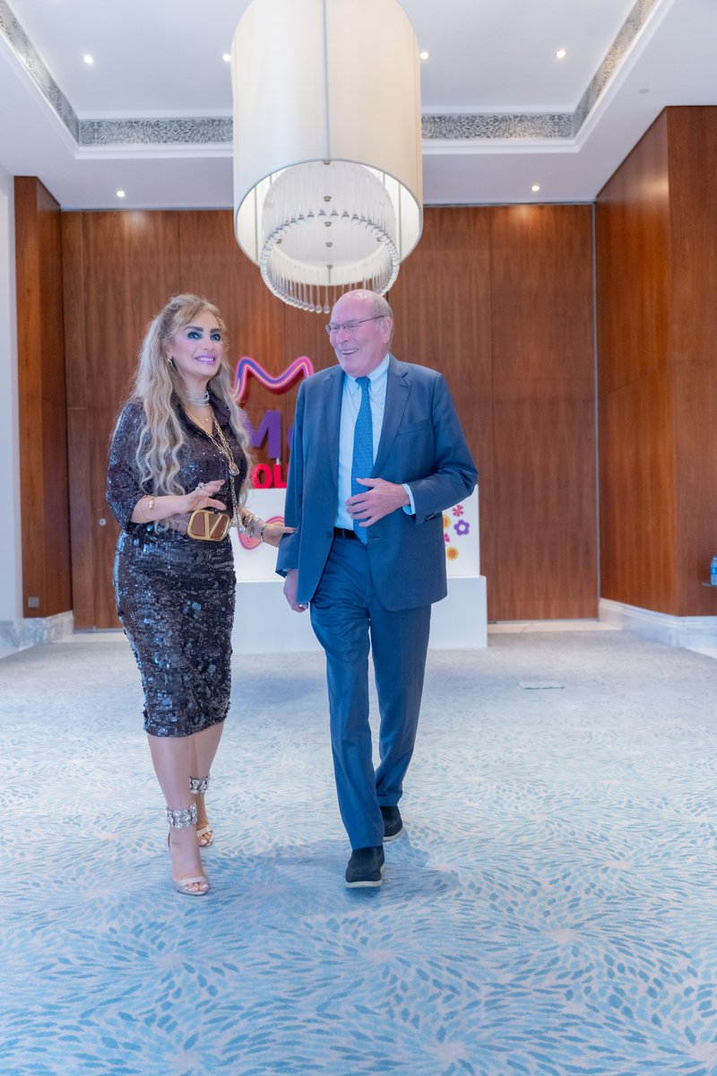 "I truly cherished this special moment in the protocol room just before our official dinner at the 7th Edition of the Merck Foundation First Ladies Initiative (MFFLI) Summit 2025 in Dubai.

Surrounded by Their Excellencies, the First Ladies of Africa and Asia, there was such a