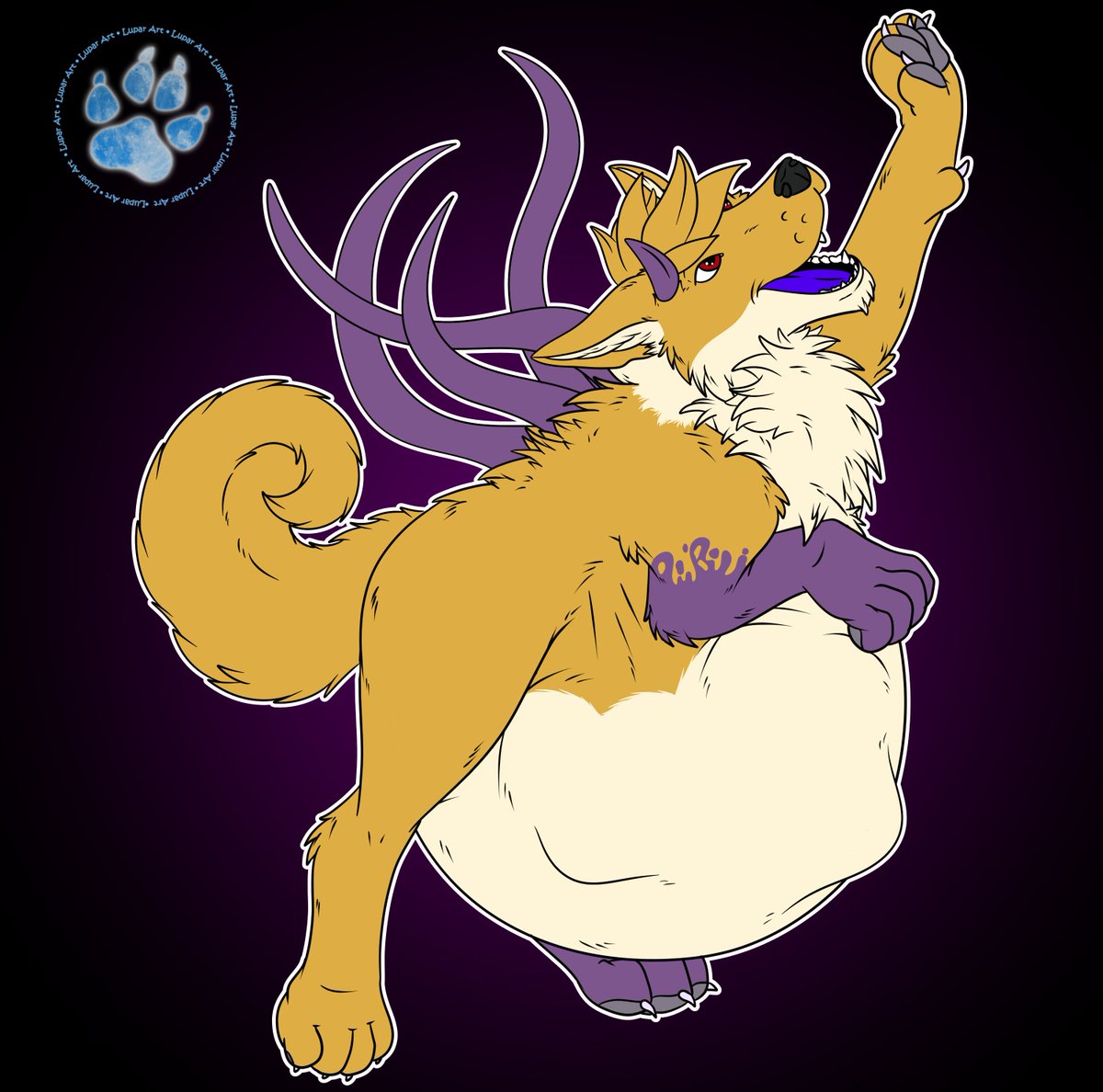 CW: Vore

YCH for ThatOneFluff123 on FA c: