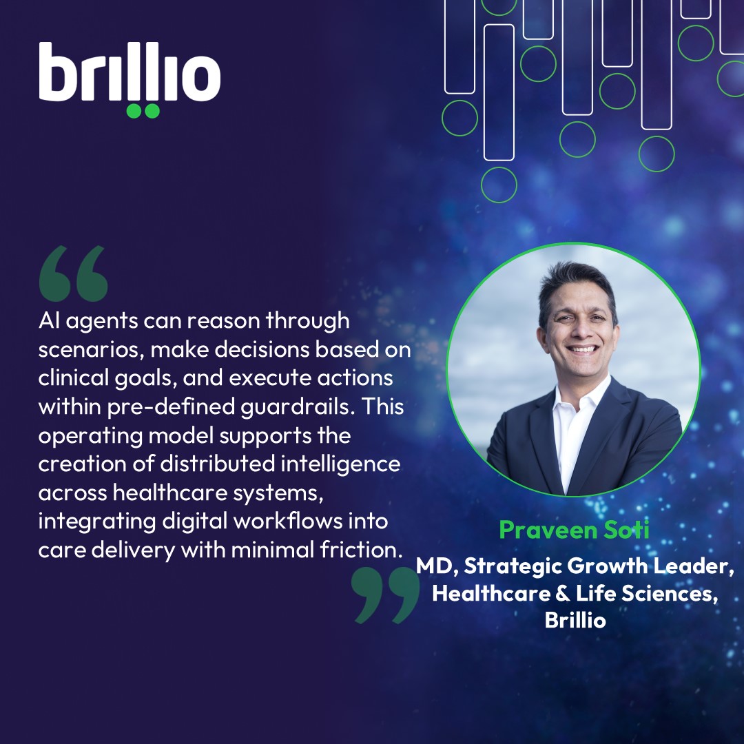 Brillio (@brillioglobal) on Twitter photo Brillioโs Praveen Soti writes for <a href="/TheAIJournal1/">The AI Journal</a> on how #AgenticAI is revolutionizing intelligence infrastructure for #healthcare organizations, reimagining care delivery, administrative process, supply chain and more.
๐ ow.ly/G1ot50WofRr
#FasterWithBrillio #HealthTech Brillioโs Praveen Soti writes for <a href="/TheAIJournal1/">The AI Journal</a> on how #AgenticAI is revolutionizing intelligence infrastructure for #healthcare organizations, reimagining care delivery, administrative process, supply chain and more.
๐ ow.ly/G1ot50WofRr
#FasterWithBrillio #HealthTech