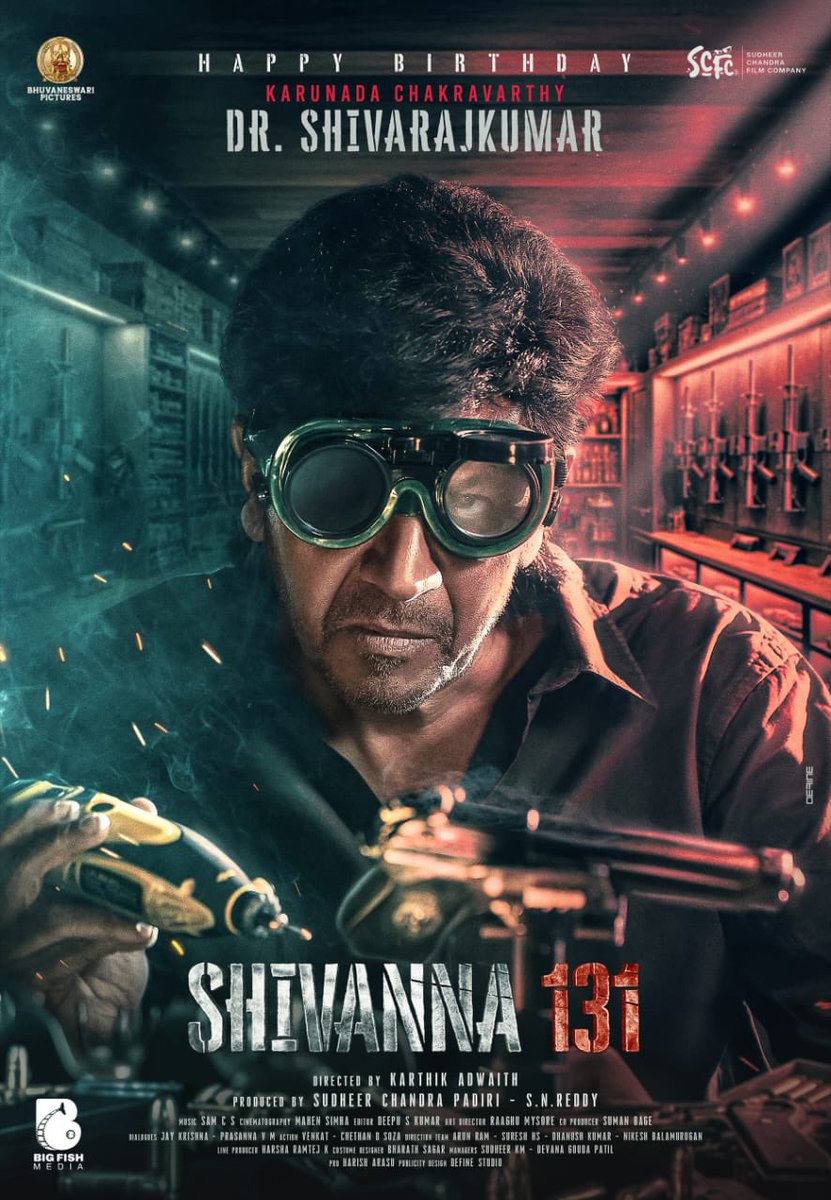 Ajay Bhupathi (@dirajaybhupathi) on Twitter photo Wishing our dearest Karunada Chakravarthy <a href="/NimmaShivanna/">DrShivaRajkumar</a> garu a Happiest Birthday 💐
May you keep inspiring with your passion, swag and many blockbusters ahead💥
#Shivanna131 @karthikFilmaker
<a href="/SamCSmusic/">𝐒𝐀𝐌 𝐂 𝐒</a> <a href="/sudheerpadiri/">Sudheer C Padiri</a> <a href="/bhuvaneswaripi/">bhuvaneswaripictures</a> <a href="/nimmaprasanna/">Prasanna v.m</a> @scfilmco <a href="/NimmaAbhiii/">⋆𝒜𝒷𝒽𝒾 ⋆</a> Wishing our dearest Karunada Chakravarthy <a href="/NimmaShivanna/">DrShivaRajkumar</a> garu a Happiest Birthday 💐
May you keep inspiring with your passion, swag and many blockbusters ahead💥
#Shivanna131 @karthikFilmaker
<a href="/SamCSmusic/">𝐒𝐀𝐌 𝐂 𝐒</a> <a href="/sudheerpadiri/">Sudheer C Padiri</a> <a href="/bhuvaneswaripi/">bhuvaneswaripictures</a> <a href="/nimmaprasanna/">Prasanna v.m</a> @scfilmco <a href="/NimmaAbhiii/">⋆𝒜𝒷𝒽𝒾 ⋆</a>