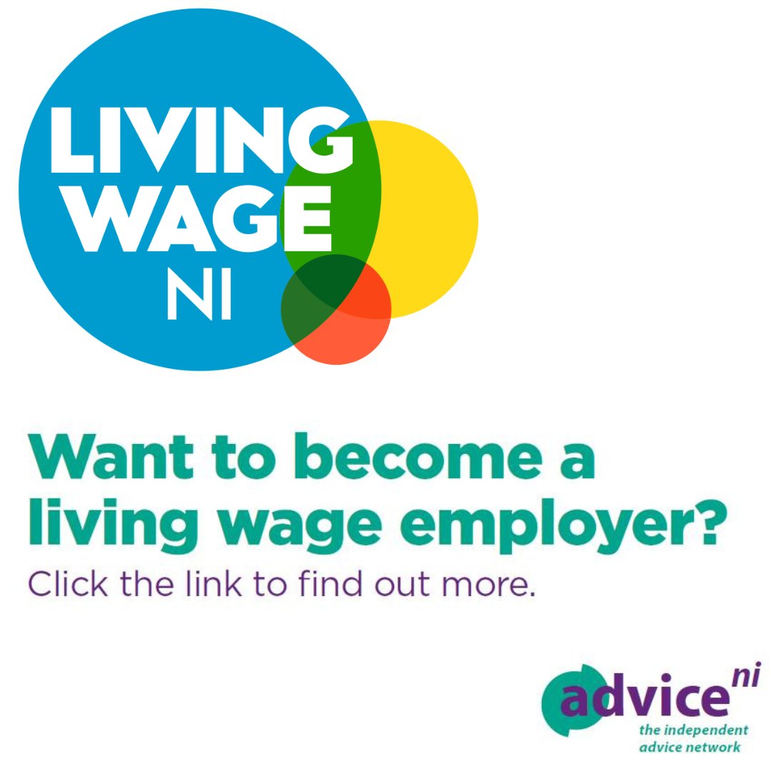 AdviceNI's tweet image. Want to find out more information on how to become a living wage employer? Follow the link and complete the expression of interest form for a call back: ow.ly/ZPqz50SlKFM
