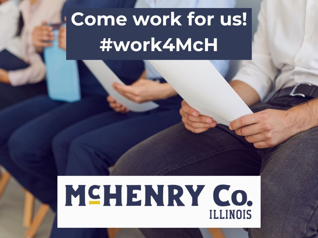 McHenry County government is hiring, and we're always on the lookout for hard-working and talented people to join our workforce. You can search and apply for open jobs by visiting mchenrycountyil.gov/employment. #work4McH #FAJF #FindAJobFriday