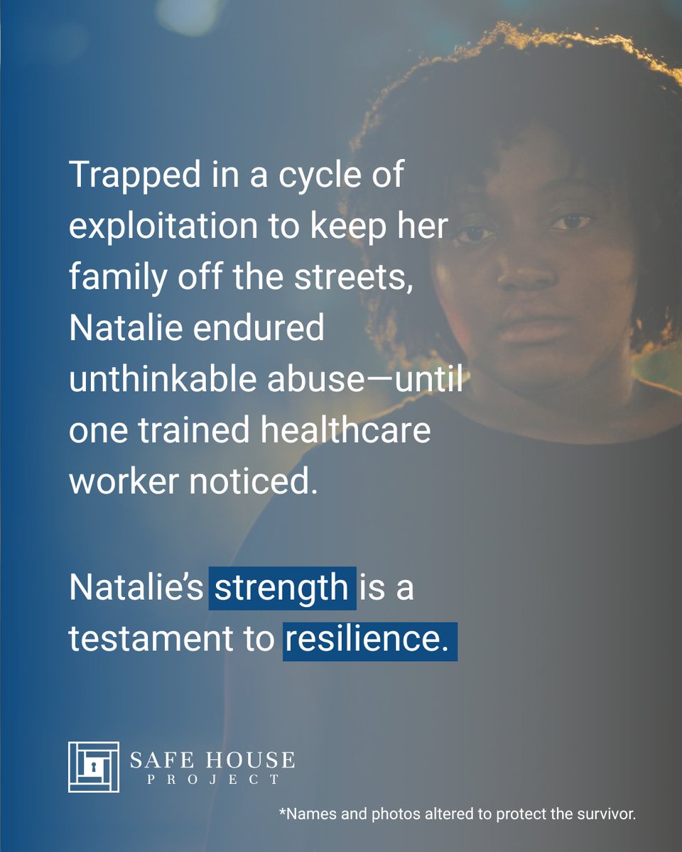 That single moment of connection changed everything. With the support of Safe House Project and a brave responder, Natalie and her family found the refuge and resources they needed to rebuild their lives.⁠
⁠
*Names and photos altered to protect the survivor.