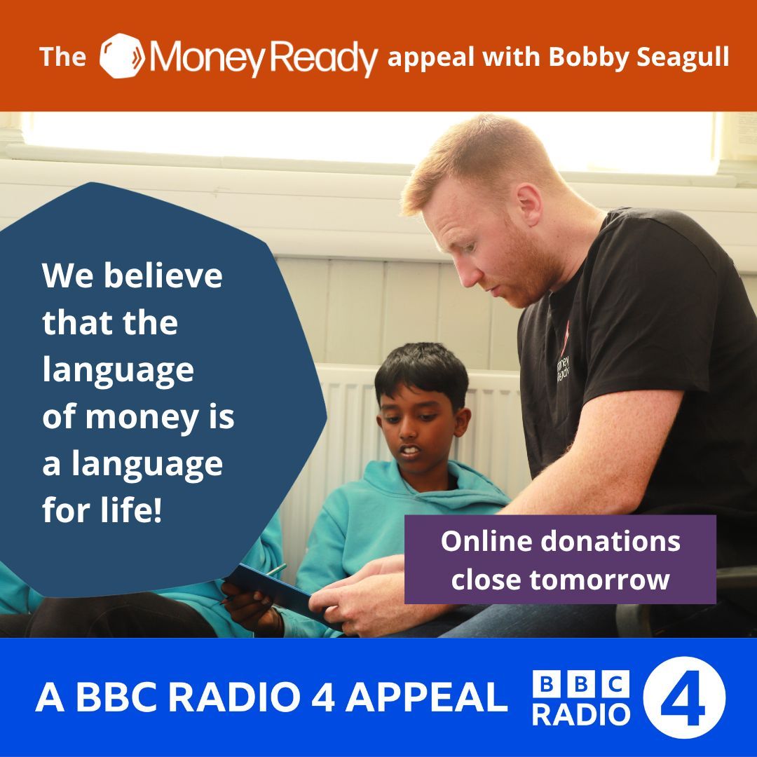 MyBnk (@mybnk) on Twitter photo Thanks to everyone who’s donated to our <a href="/BBCRadio4/">BBC Radio 4</a> appeal! 💛 There's still time — online donations close 11:59pm Sat 12 July. After that, funds go to a different charity.
Donate now: buff.ly/KDlbMQR
#R4Appeal #GetMoneyReady #DonateAndMakeADifference Thanks to everyone who’s donated to our <a href="/BBCRadio4/">BBC Radio 4</a> appeal! 💛 There's still time — online donations close 11:59pm Sat 12 July. After that, funds go to a different charity.
Donate now: buff.ly/KDlbMQR
#R4Appeal #GetMoneyReady #DonateAndMakeADifference