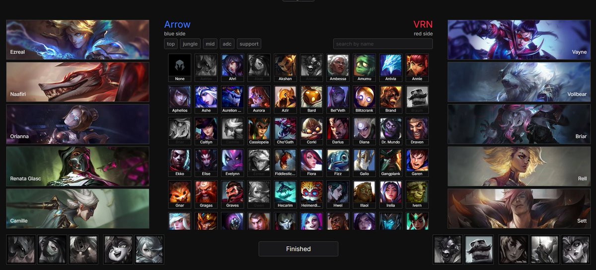 ⏳ Ronda 2 vs Arrow

Briar mid para <a href="/ItsRealAka_/">Aka</a> cocinada del chef  <a href="/sasarocoach/">Rodri</a> 🧑🏻‍🍳

#GoVRN ❤️