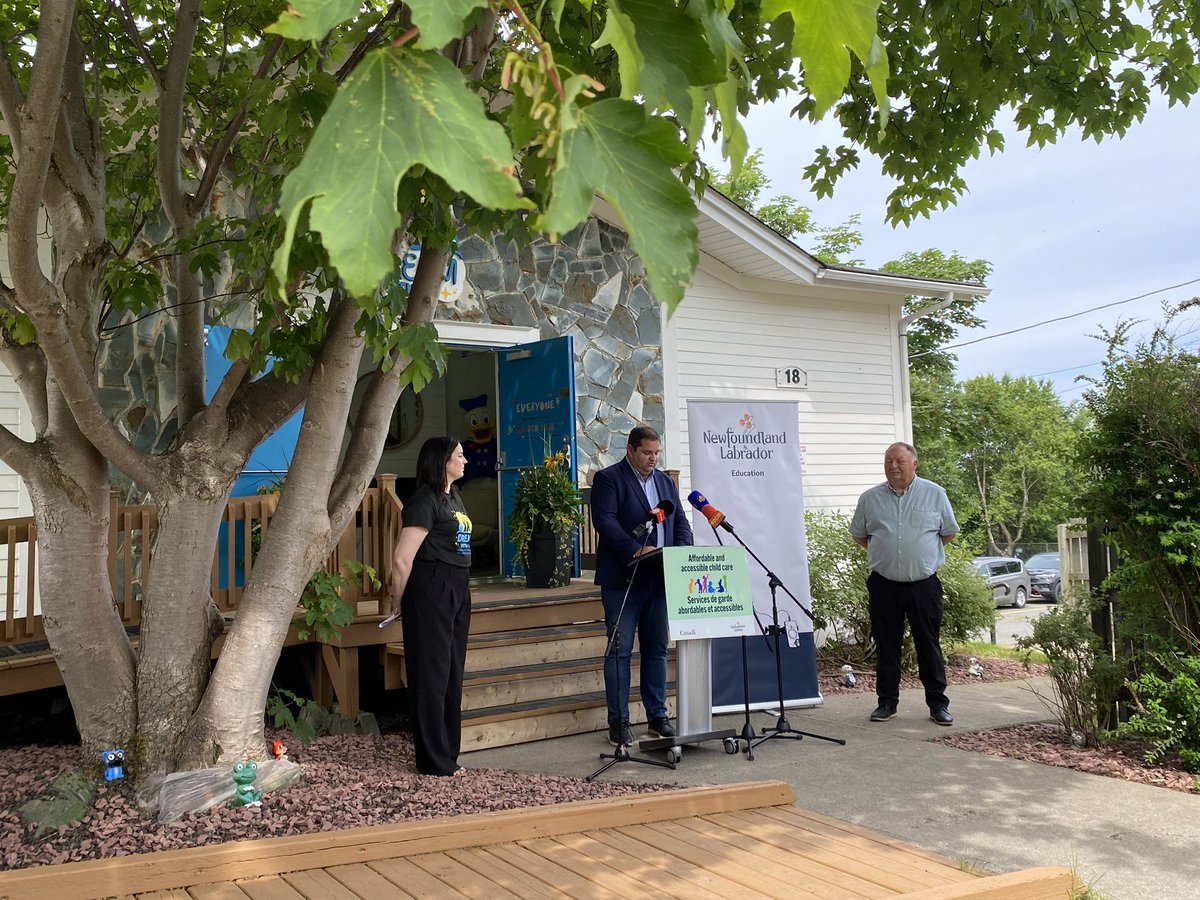 🪁 Today, Minister Davis was joined by Avalon MP Paul Connors to provide an update on child care space creation in the Avalon region at Dream with Us child care centre in Conception Bay South. More: gov.nl.ca/releases/2025/… #GovNL