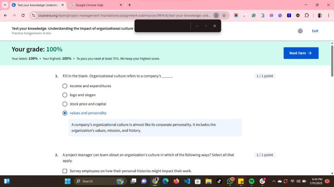 techSultana's tweet image. Day 3 on my #GoogleProjectManagement journey 💡

I explored how a company’s structure (Classic vs Matrix) + its culture shapes how projects run.

Also met the PMO—the “HQ” for project managers 🚀

Learning how structure + culture works = smooth project execution 🙌🏽
#100DaysOfPM