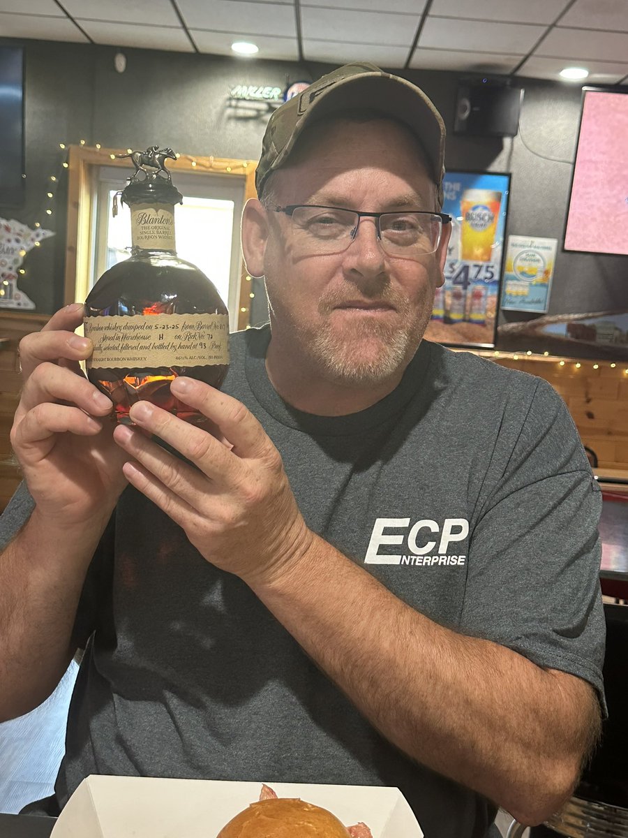 Stringflinger's tweet image. Picked up a bottle of my favorite bourbon last night