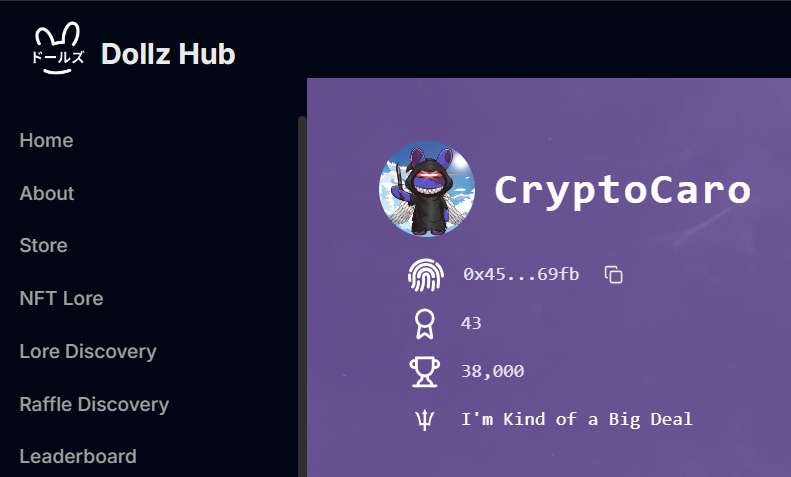 CryptoCaro's tweet image. I finally carved out some time to get myself set up with the new dashboard for @RugdollzNFT and @DollzOnApe 

All I've done so far is edit my profile but I'm loving the experience already!! 

Quick and simple to connect my wallet and I can choose any of my OG, 3D or social Dollz…