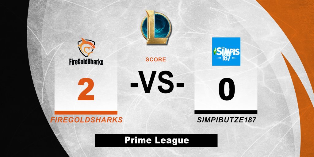 🏆Résultats🏆

Mercredi, nos requins se sont imposés avec autorité 2-0 face à #Simpibutze187 ! 🦈🔥

Une belle victoire qui confirme leur forme du moment et leur envie de tout donner. 💪

GG à toute l’équipe !

#FGS #LOL #WEARESHARKS