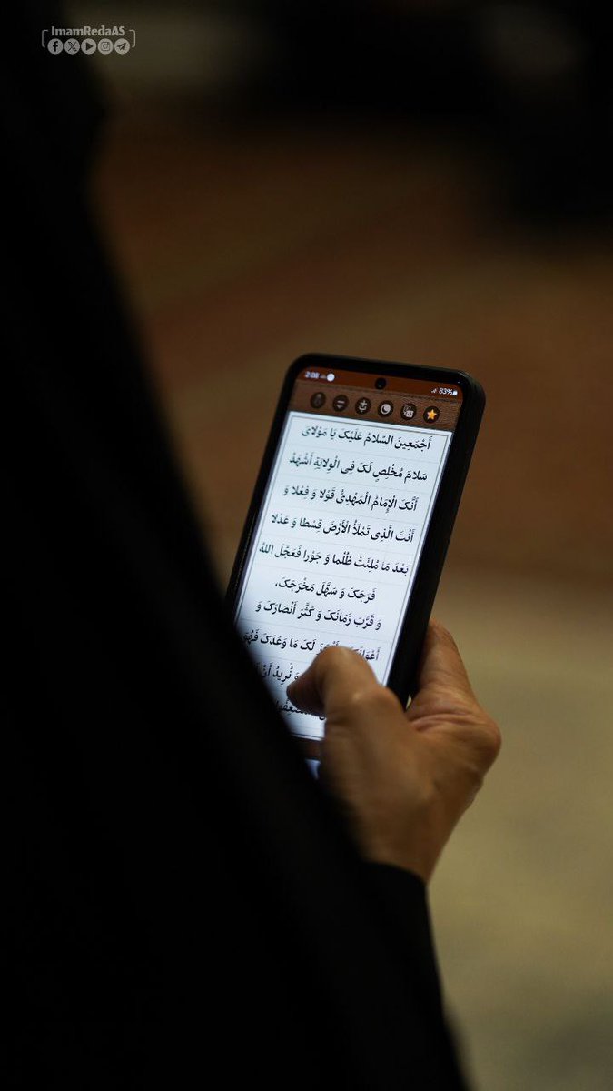 📨 #رسالة_إلى_جمكران

أعيذك من مخادعة وشر
ومن سوء وبائقة اللئامِ 🍂

فأنت لنا السنام بكل طفٍ
بك اعتصمت مجاميع الكرامِ 🍂

ترى الأفلاك قد خرّت نحيبًا
يجدّد عهدها دمع الغمامِ 🍂

وفي قلبي وكل القلب وجدٌ
نشرت قميص حزني وانتقامي 🍂

ألا فانهض تحفّ بك البرايا
تنادي بالوحى دون انصرامِ