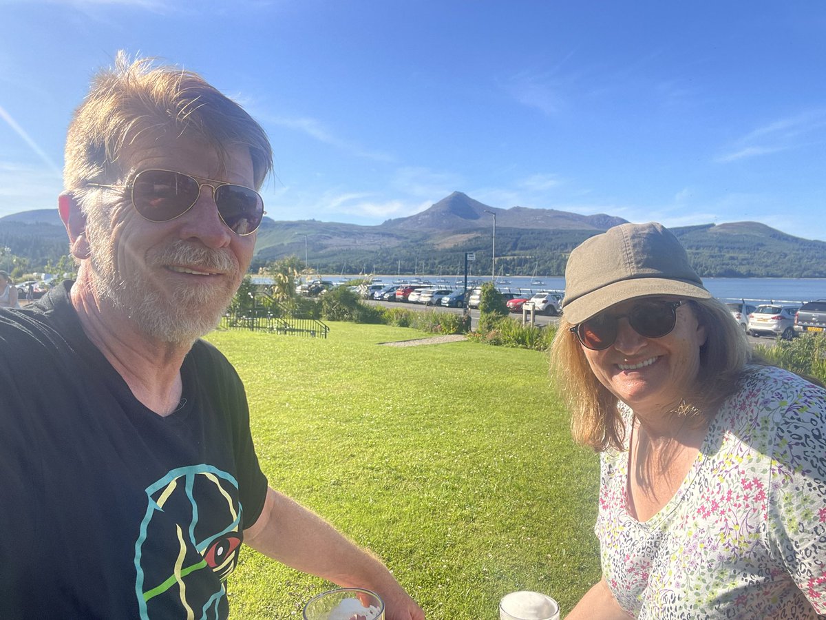 GoJaBrown's tweet image. Arran on a cracking day.