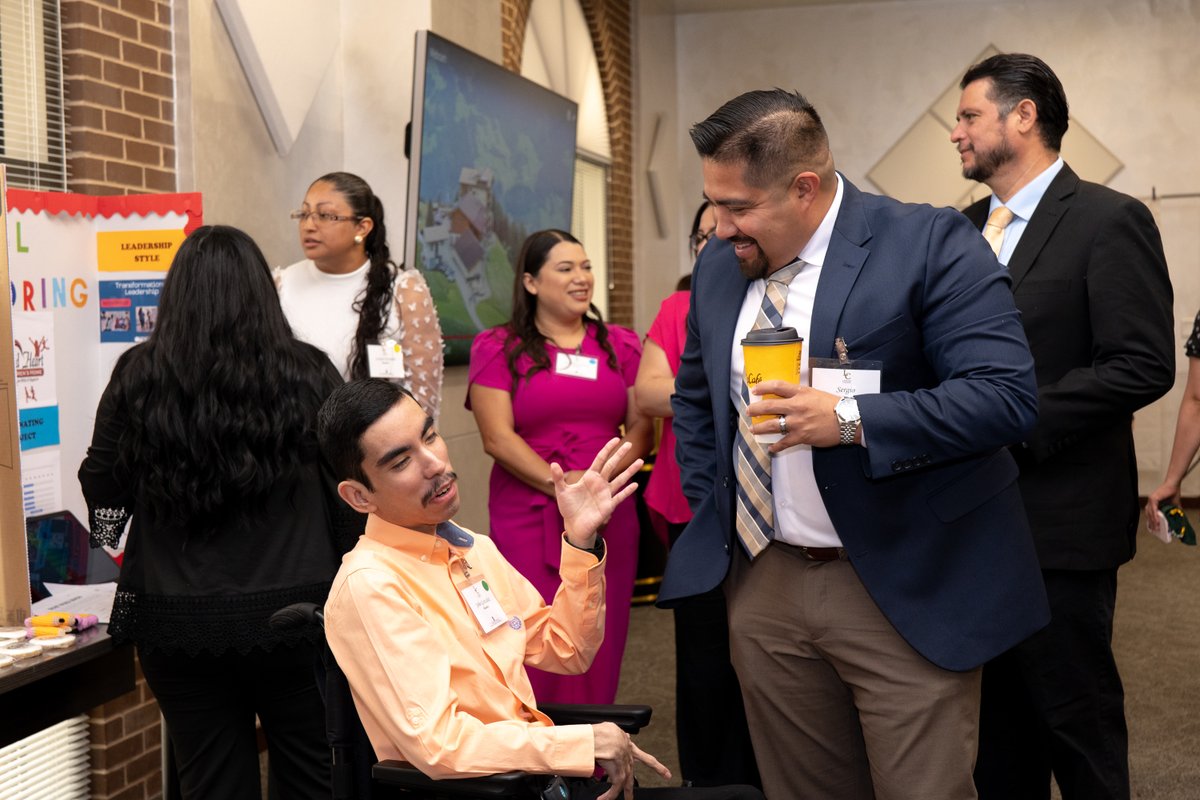 laredopalominos's tweet image. Cohorts of the Bachelor of Applied Science in Organizational Leadership (BASORGL) gathered this week to network, showcase their work and celebrate their outstanding commitment to themselves and the community.