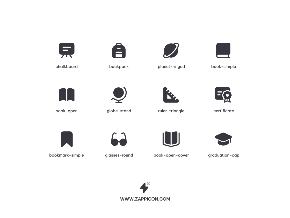 ZappiconLabs's tweet photo. Education Icons Filled Style 
#ui #ux #uidesign #icons #iconset #iconpack https://t.co/xZ6qmd1hpc