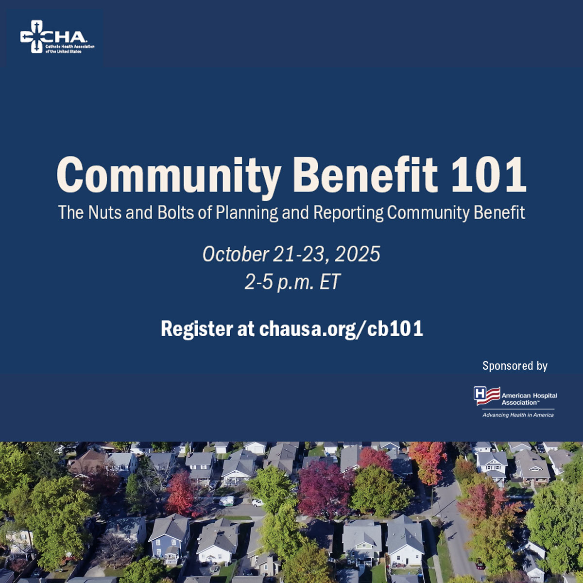 communityhlth's tweet image. Join @TheCHAUSA's upcoming virtual conference on community benefit to gain practical tools and resources. AHA members are even eligible for a discounted registration fee. Learn more about the three-day October event and register: ow.ly/4Esy50Worrl