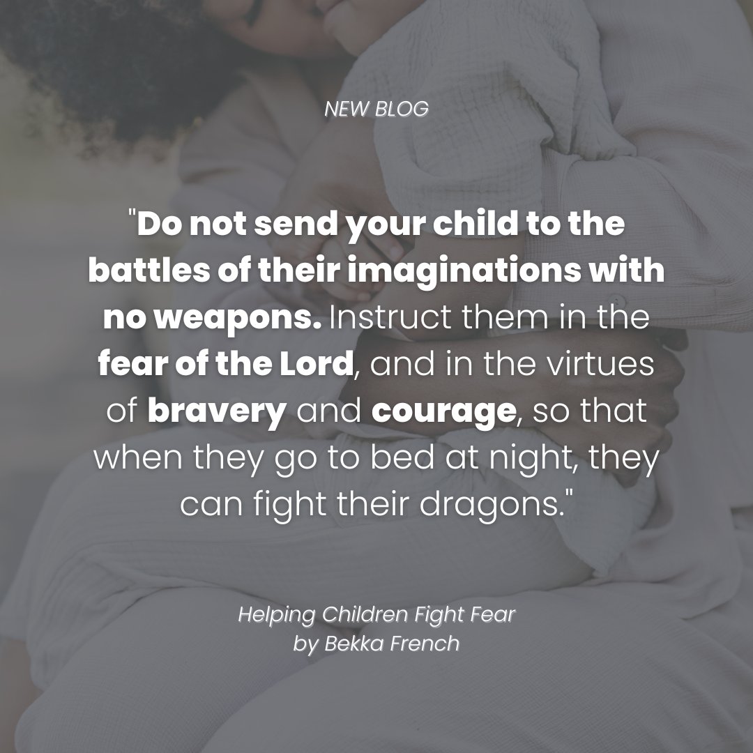 biblicalcc's tweet image. How can we shepherd the hearts of our children through fear? Today’s blog post offers thoughtful, gospel-centered wisdom for helping children face a frightening world — not with denial, but by anchoring their hearts in the character of God. 📖 Read here: biblicalcounselingcoalition.org/2025/07/11/hel…