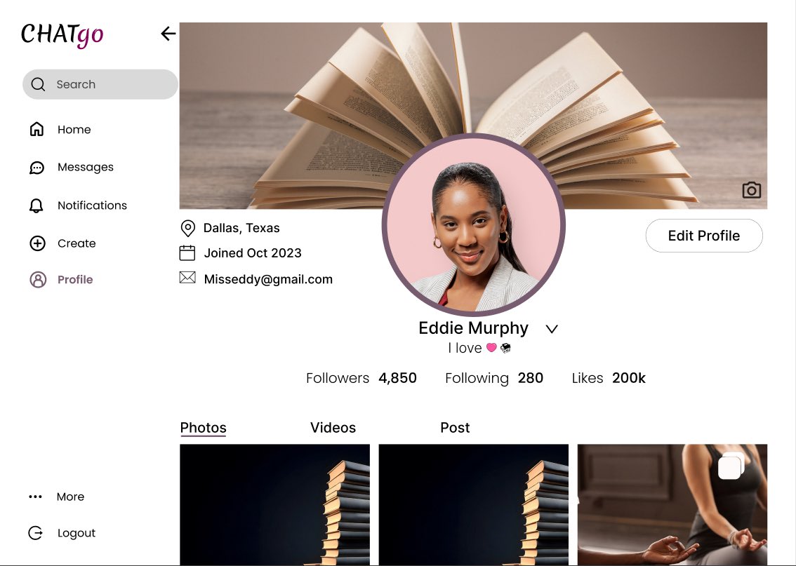 ell_missy01's tweet image. Day 13 of #30daysuiuxchallenge
I designed a social media profile page for a new social media platform. 

#BLACKPINK_JUMP 
#TrendingNow