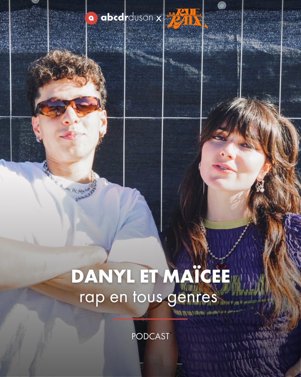 Issus du rap, mais ouverts à d’autres influences, <a href="/danylchulo/">DANYL 🪬</a> et <a href="/maiceemusic/">Maïcee</a> cassent les barrières musicales sans s’enfermer dans aucune case. 

Discussion croisée le temps d’un podcast en public au festival La Rue Râle.

➡️ abcdrduson.com/emissions/podc…

🎙️ <a href="/BriceBossavie/">Brice Bossavie</a> 
📸 Noé777