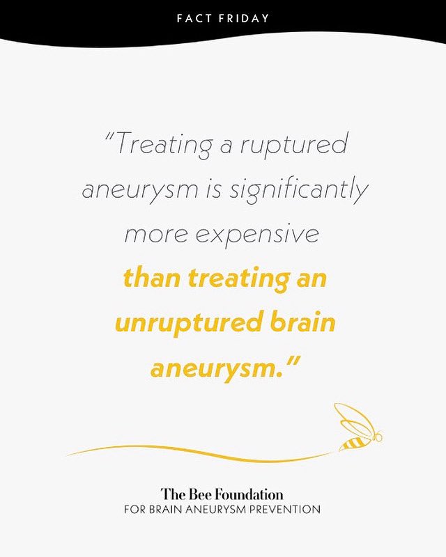 thebeefoundatio's tweet image. 💵 Brain aneurysm ruptures cost the U.S. ~$2B/yr, with ICU stays leading the way. But the unseen toll—lost wages, childcare, travel—hits families hardest.
🧠 Prevention matters. Know the symptoms. Save lives.
Learn more: thebeefoundation.org/brain-aneurysm…
#BrainAneurysmAwareness…