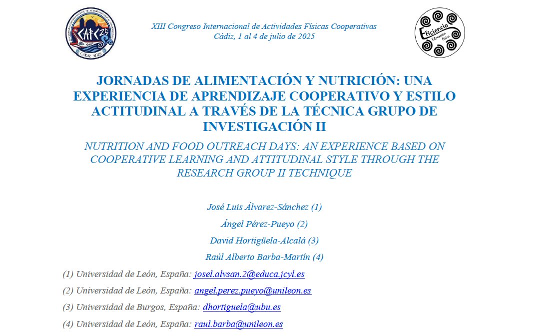 DAVID HORTIGÜELA (@dhortiguela1) on Twitter photo Compartimos nuestra propuesta, presentada en <a href="/CAfc2025/">CongresoAFC2025</a>, sobre la experiencia cooperativa de la elaboración de unos jornadas de alimentación a través del Estilo Actitudinal 👇
bit.ly/alimentación_c… Compartimos nuestra propuesta, presentada en <a href="/CAfc2025/">CongresoAFC2025</a>, sobre la experiencia cooperativa de la elaboración de unos jornadas de alimentación a través del Estilo Actitudinal 👇
bit.ly/alimentación_c…