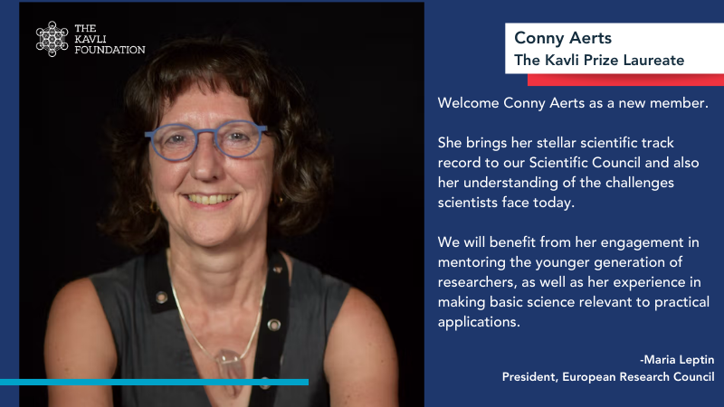 KavliFoundation's tweet image. Congratulations to @KavliPrize Laureate Conny Aerts for her appointment to the governing body of the @ERC_Research
The European Research Council (ERC) is composed of 22 distinguished scientists and scholars representing the European scientific community. Their main role is to…