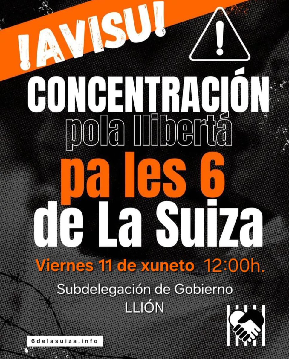 Elena Blasco Martín (@eblascomartin) on Twitter photo Hoy desde la Subdelegacion de Gobierno en León, <a href="/CCOOLeon/">CCOO de León</a> apoyando a las compañeras de las "6 de la Suiza"
#HacerSindicalismoNoEsDelito , es un derecho fundamental. Y sentencias como esta atacan a las libertades ciudadanas y a los derechos democráticos.
#NoEstaisSolas ✊❤️💛💜 Hoy desde la Subdelegacion de Gobierno en León, <a href="/CCOOLeon/">CCOO de León</a> apoyando a las compañeras de las "6 de la Suiza"
#HacerSindicalismoNoEsDelito , es un derecho fundamental. Y sentencias como esta atacan a las libertades ciudadanas y a los derechos democráticos.
#NoEstaisSolas ✊❤️💛💜