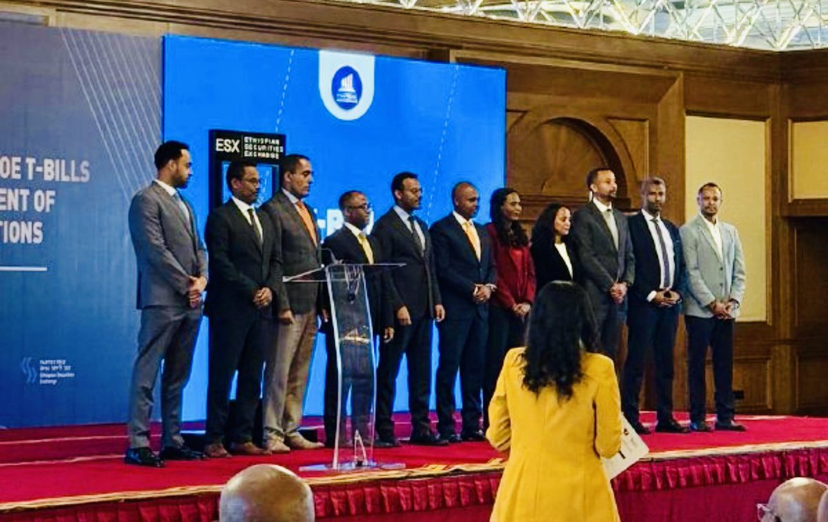 Zemedeneh's tweet image. CBE Capital, Ethiopia’s pioneering Investment Bank, today successfully executed a historically 1st inter-broker trade of the Government of Ethiopia’s Treasury Bills, at the official commencement of trading organized by the Ethiopian Securities Exchange (ESX).

We also traded…