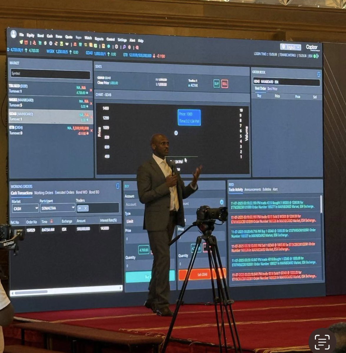 Zemedeneh's tweet image. CBE Capital, Ethiopia’s pioneering Investment Bank, today successfully executed a historically 1st inter-broker trade of the Government of Ethiopia’s Treasury Bills, at the official commencement of trading organized by the Ethiopian Securities Exchange (ESX).

We also traded…