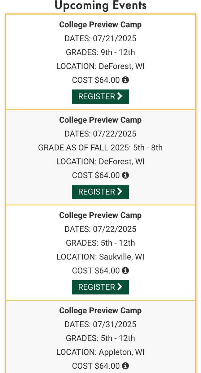 Keil Ganz (@keil_ganz) on Twitter photo Excited to kick off Season 1 of <a href="/MattMajkrzak/">Matt Majkrzak</a> Basketball Camps!
Currently have 4 camps locked in for July/August. Sign up now to go thru a proven Championship WINNING practice/camp.
coachmmbasketballcamps.com/index.cfm Excited to kick off Season 1 of <a href="/MattMajkrzak/">Matt Majkrzak</a> Basketball Camps!
Currently have 4 camps locked in for July/August. Sign up now to go thru a proven Championship WINNING practice/camp.
coachmmbasketballcamps.com/index.cfm