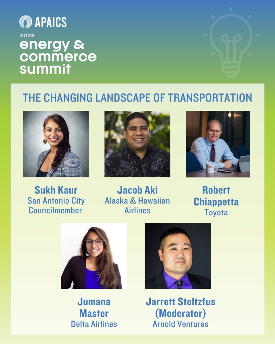 APAICS's tweet image. Meet some of the voices featured at the 2025 Energy & Commerce Summit! ⚡️ Get ready for powerful conversations with top experts and elected officials as they dive into the future of energy and innovation!
🔗 Find all of our speakers & register at: apaics.org/energy-summit-…!