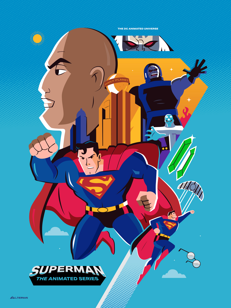 Who else grew up with this show? I loved the DCAU! Here's my tribute poster to Superman: The Animated Series