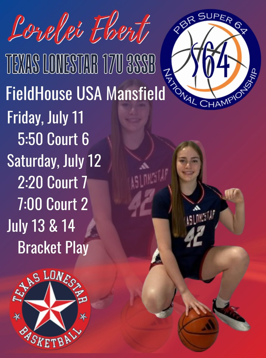 Here is my schedule for this weekend! <a href="/TLSBasketball/">Texas LoneStar</a> #3SSB