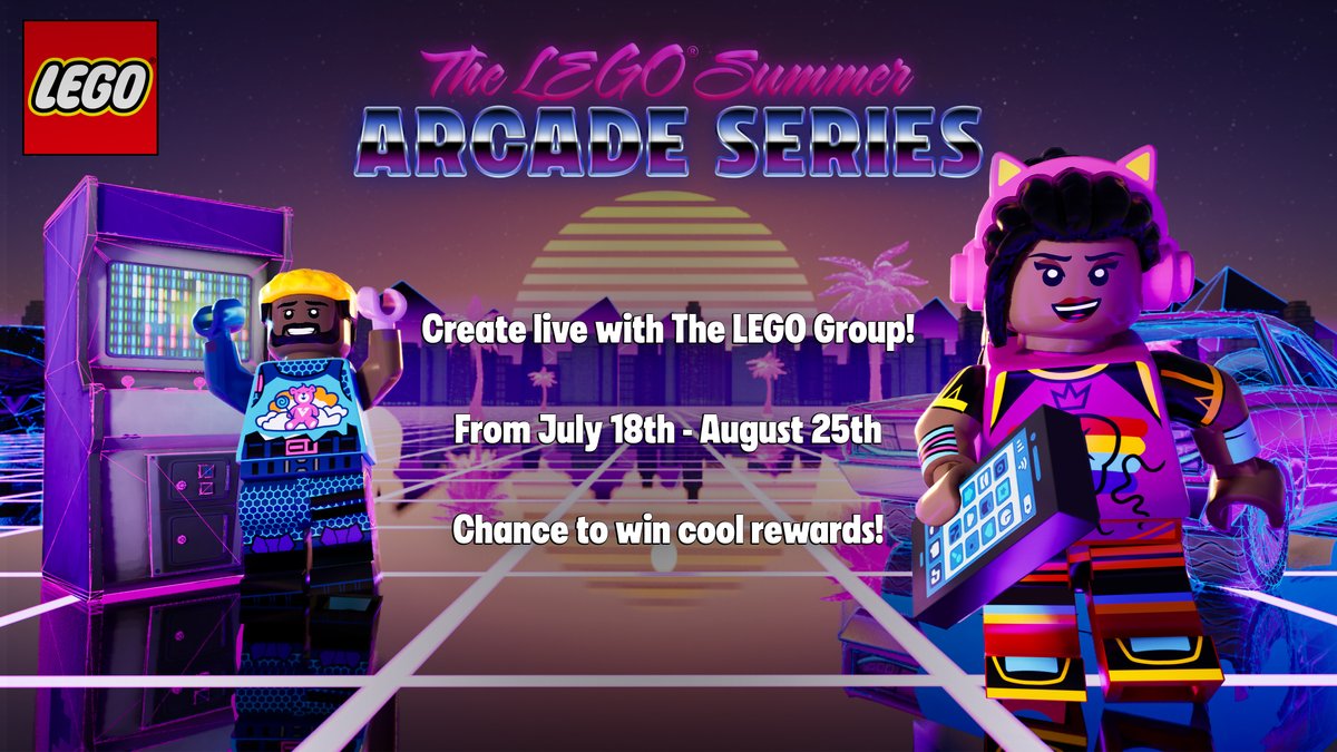 uefn_hub's tweet image. Introducing: The LEGO® Summer Arcade Series! 🧱✨

Build with the @LEGOFortnite Dev Team live in 5 weekly LEGO UEFN workshops. 👷‍♂️

Participate for a chance for your island to get featured on the LEGO Group’s Picks, streamed by @NickEh30  and more! 👇#ad
