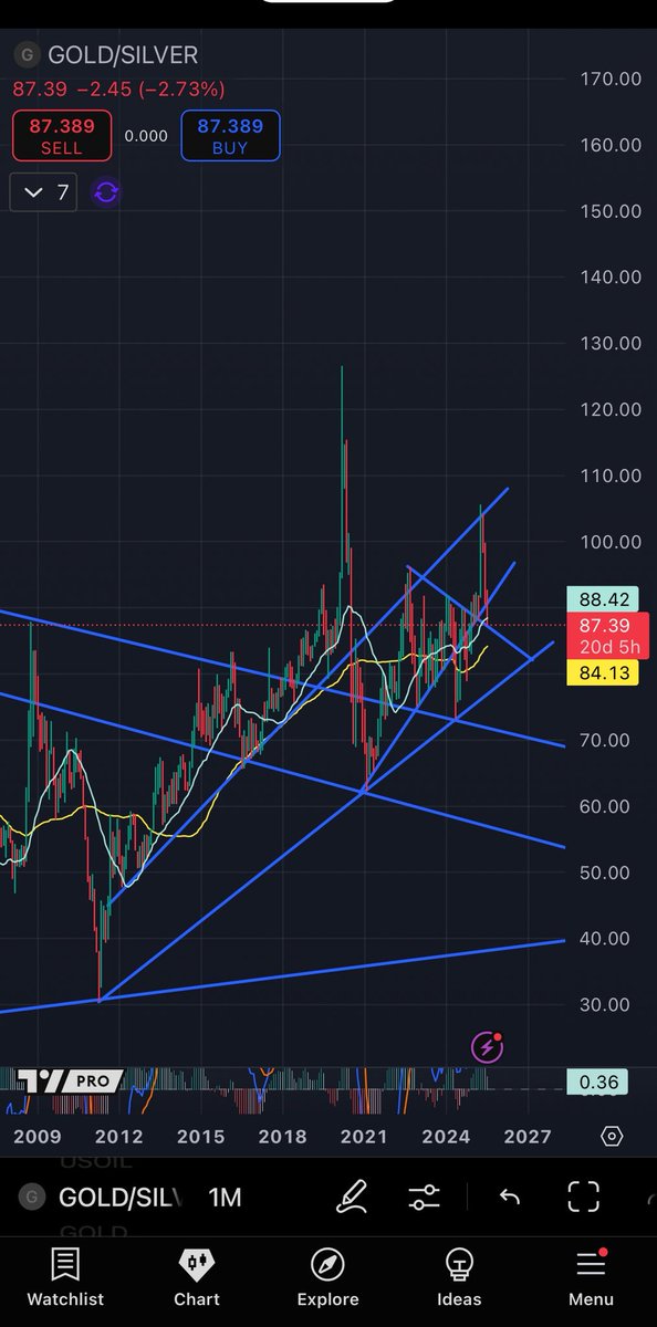 I don’t think people really understand that silver is at $38 and the gold silver ratio is still at 87