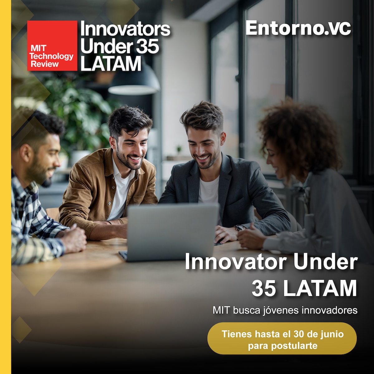🚀Menos de 35 y creando soluciones tech con impacto en LATAM?

<a href="/techreview/">MIT Technology Review</a> en español busca reconocer a jóvenes innovadores en sostenibilidad, salud, IA y más.

📅 Postula antes del 30 de junio.

Más info 👉 entorno.vc/innovator-unde… 

#InnovatorUnder35 #LATAMTech #Innovación