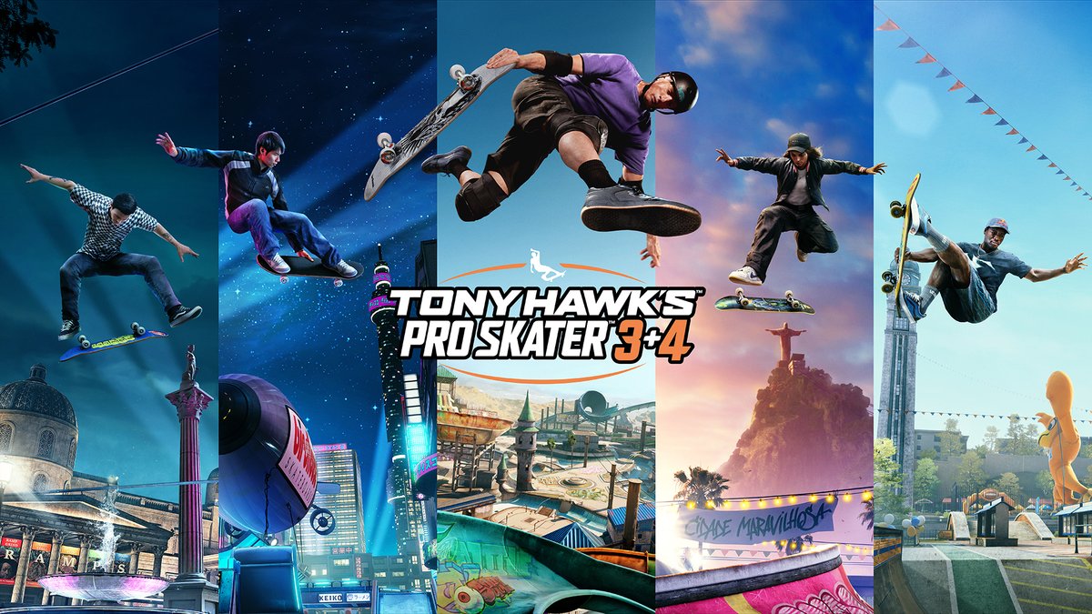 XboxFR's tweet image. T'as officiellement le droit de lâcher ton meilleur kickflip 🛹
Tony Hawk’s Pro Skater 3 + 4 est dispo AUJOURD’HUI : xbx.lv/40fSIgG