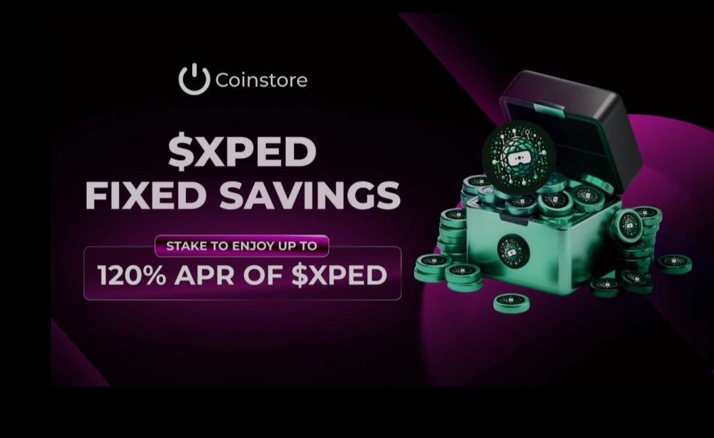 MichaelNnamdij1's tweet photo. Earn a massive 120% APR on $XPED with @CoinstoreExc! Lock your tokens for just 7 days. Limited pool stake now and enjoy high returns
Sign up now https://t.co/PQZnuNJPF9
#XPED #HighAPR #Coinstore #Earn https://t.co/ZfqtXAMSP6