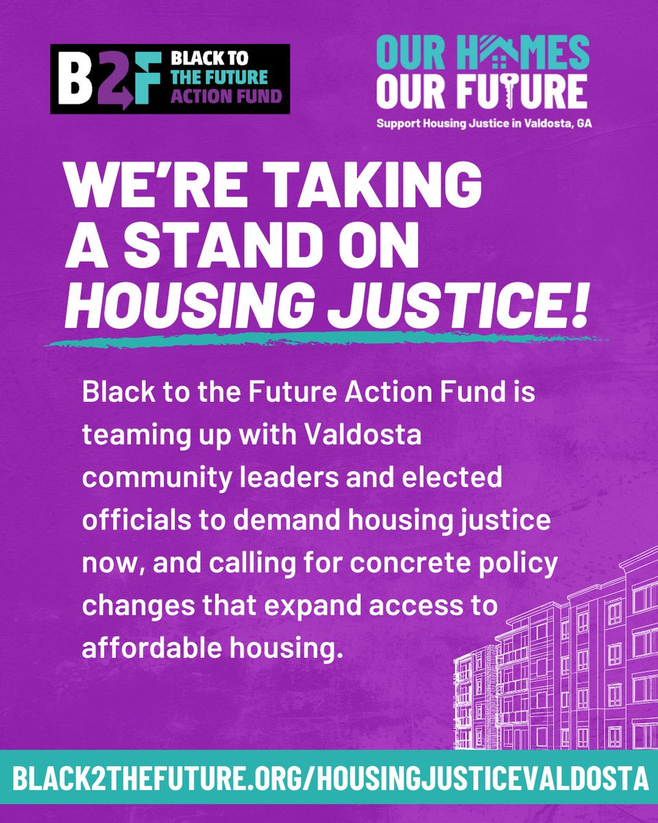 We’re taking a stand on housing justice in Valdosta, GA! 
Because access to safe, stable, and affordable housing isn’t a privilege — it’s a right.
Learn more and take action by signing our petition at the link below. 📍
bit.ly/3GaRRqN