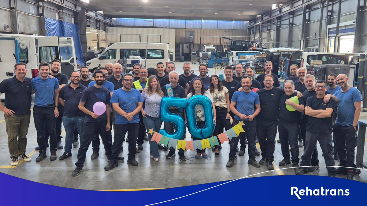 Rehatrans's tweet image. 🎉 ¡Feliz 50, Miguel Martín! 🎂

Con casi 25 años en Rehatrans, has dedicado media vida a mejorar la movilidad para personas con discapacidad.

¡Gracias por tu dedicación! 🚗👏

#Rehatrans #VehículosAdaptados #FelizCumpleaños