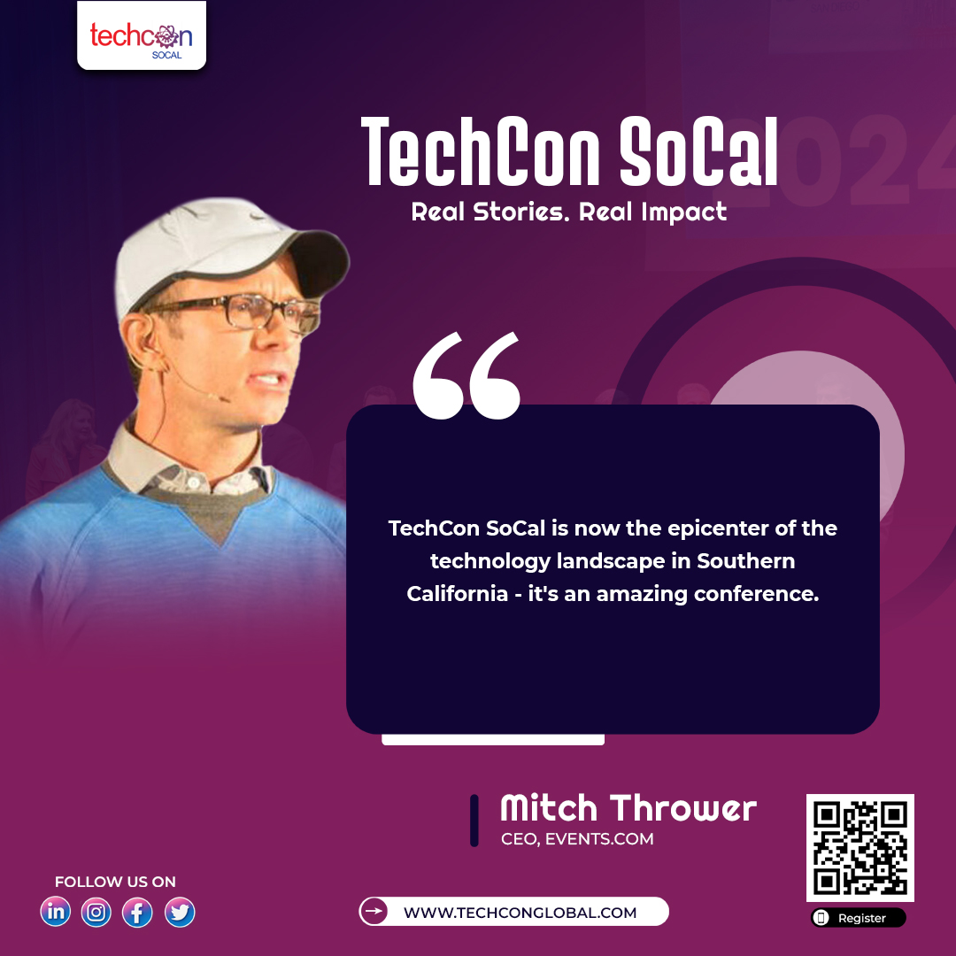 🌟 TechCon SoCal is the epicenter of tech in Southern California.

Grateful to Mitch Thrower, CEO of Events.com, for recognizing the impact.

Let’s keep building, connecting &amp; innovating. 🚀

#TechConSoCal #FounderVoices #MitchThrower #InnovationEcosystem