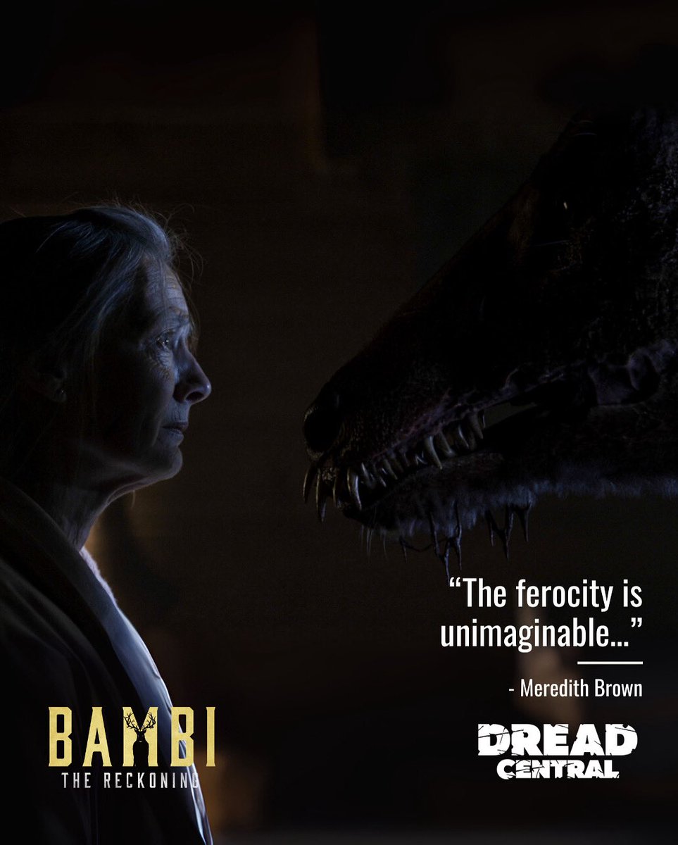 Bambi_horror's tweet image. "The ferocity is unimaginable". #BambiTheReckoning is only in theaters July 25. Get tickets now!