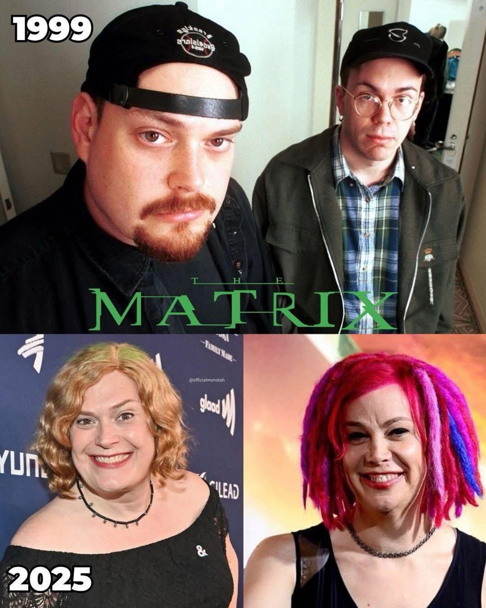 Creators of “The Matrix” then and now.