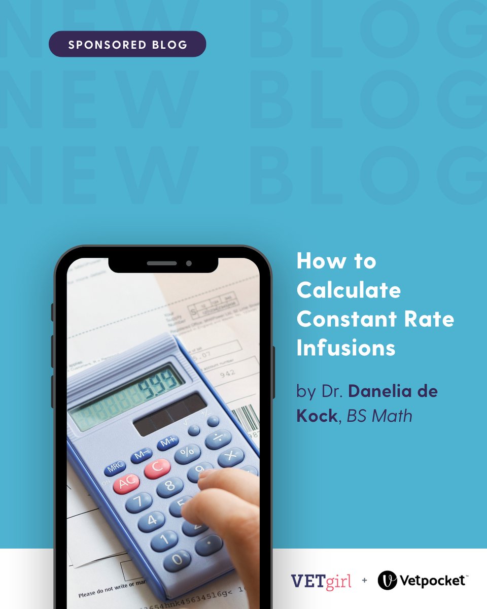 📖 How to Calculate Constant Rate Infusions in Vet Med 💉📊

Sponsored by VetPocket

🔗 vetgirlontherun.com/how-to-calcula…

#VETgirl #VeterinaryEducation #VetMedMath #CRI #VetTechTips #VeterinaryCE #DVM #VetLife #ConstantRateInfusions