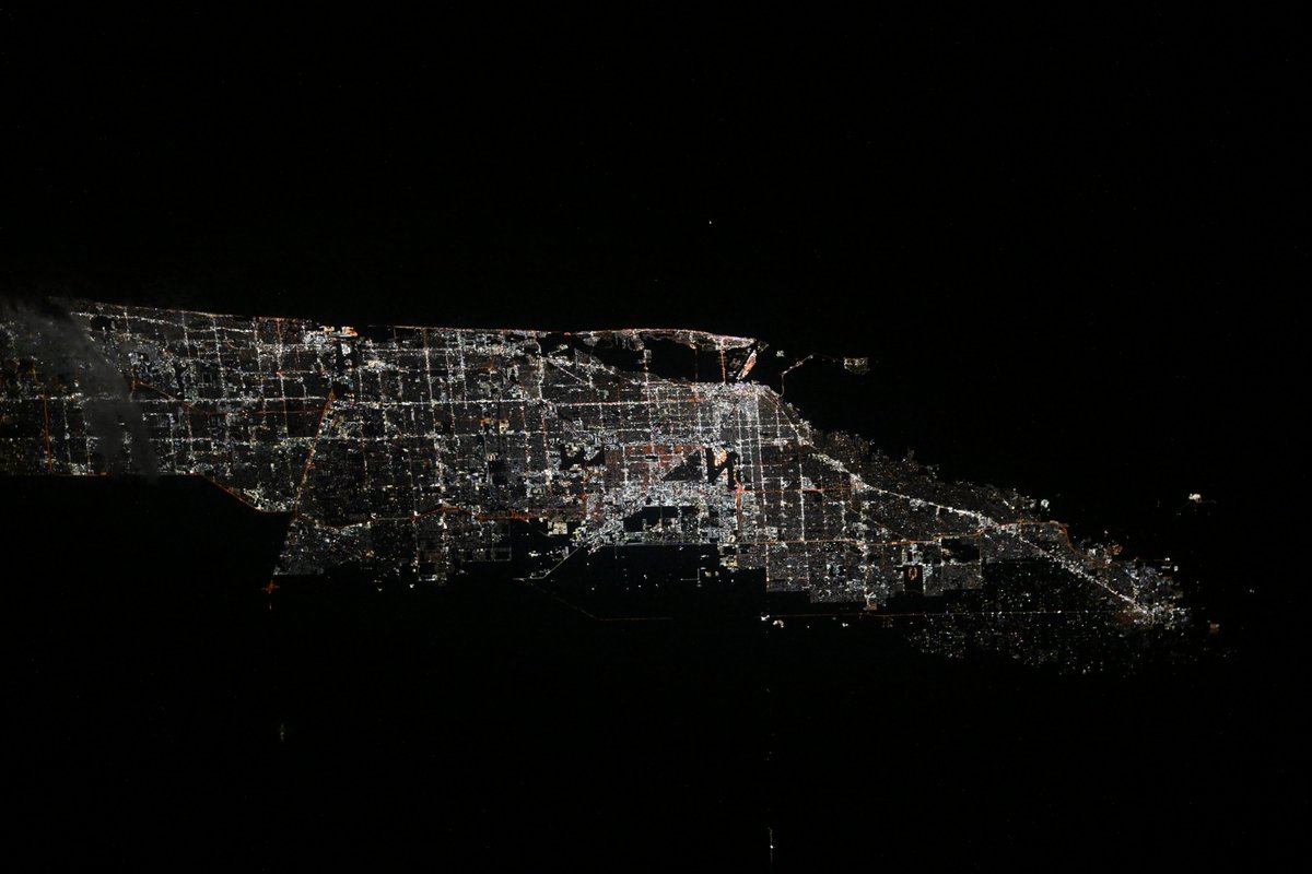 Cities at night: Orlando, San Juan, Miami