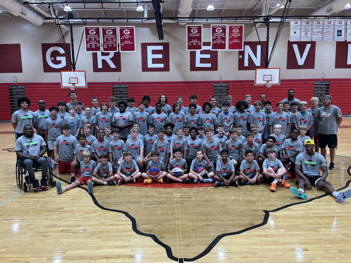 Another great Nike Camp at Greenville High School. Hard working group!