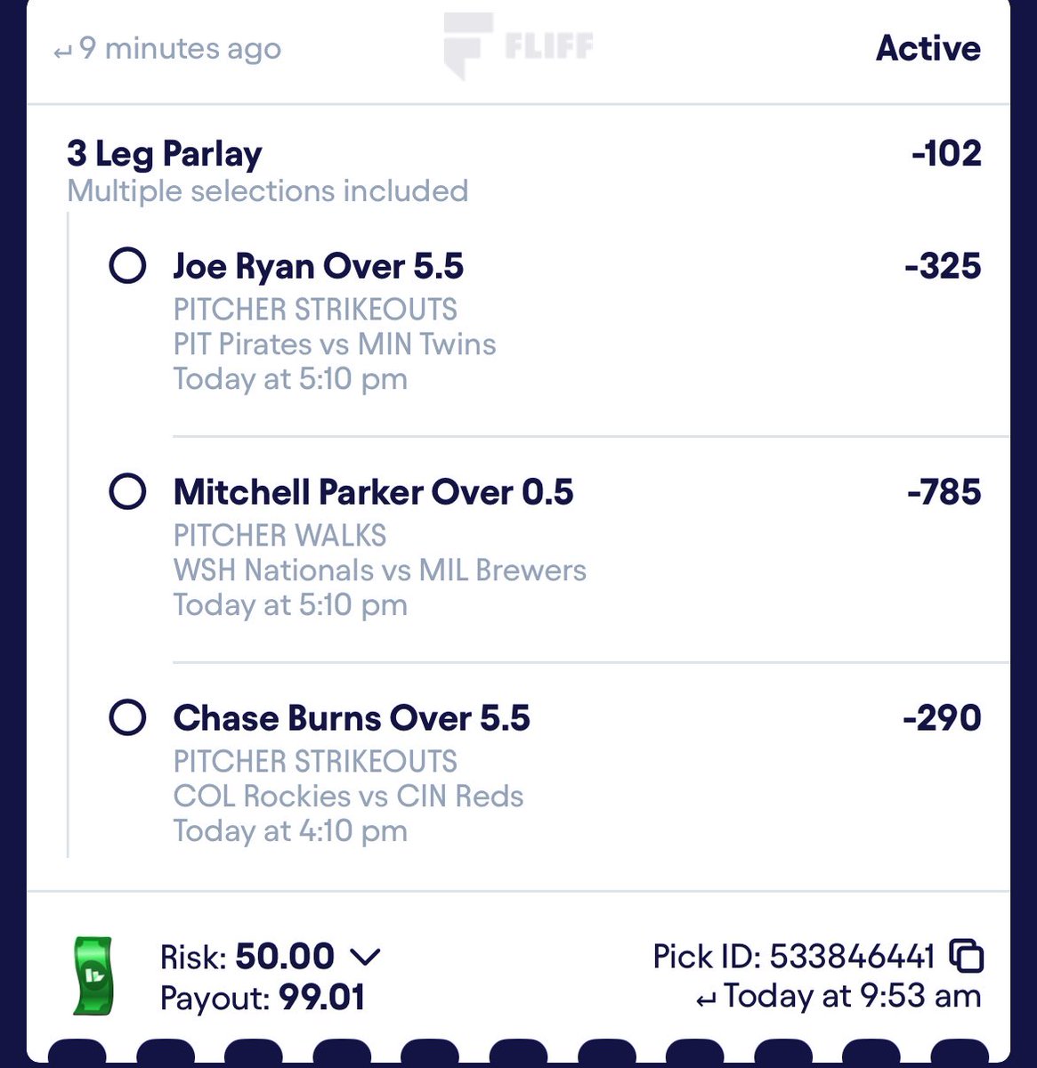 Lets Ladder This Weekend 🪜

We’ve smacked 16 of 18 of these plays, just need to get 9 in a row 🫡

$50&gt;$100 
$100&gt;$200 
$200&gt;$400