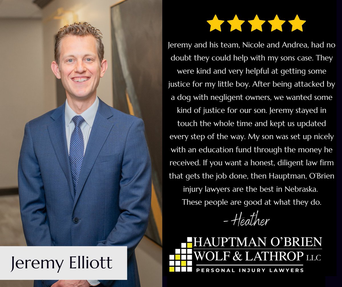 When a child needed justice, Jeremy and his team delivered. His mother's words say it all. This is why we do what we do. 💬⚖️

If you’ve been injured and need someone to fight for you, call us today for a FREE consultation: 📞 402-241-5020

#PersonalInjuryLawyer #wefightforyou